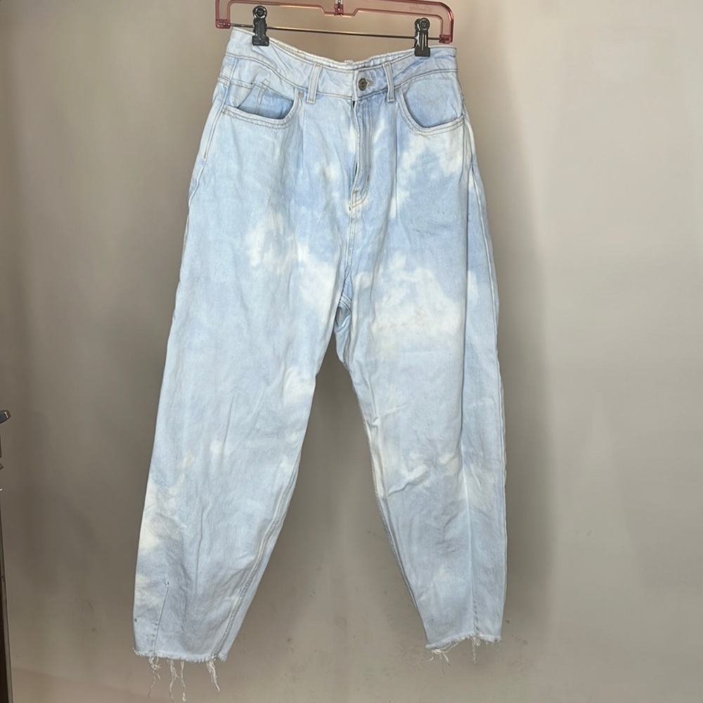Zara route washed women’s jeans size USA six boyfriend style
